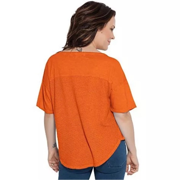 NWT [Touch by Alyssa Milano] Illinois Illini Reversible T-Shirt Women’s Sz Small - Picture 5 of 10